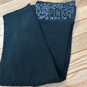 PINK cropped leggings size small